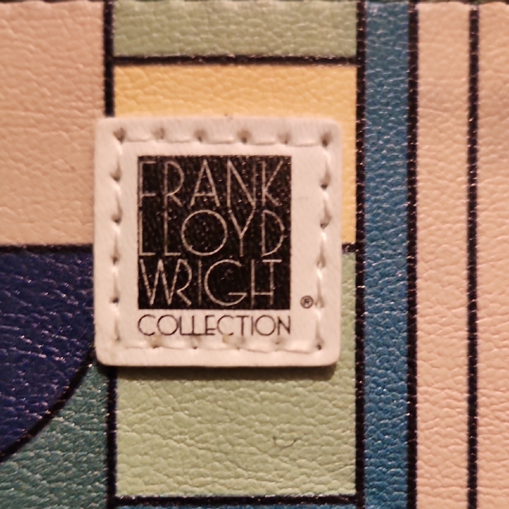 Frank Lloyd Wright Multicolor Geometric Crossbody… - image 2